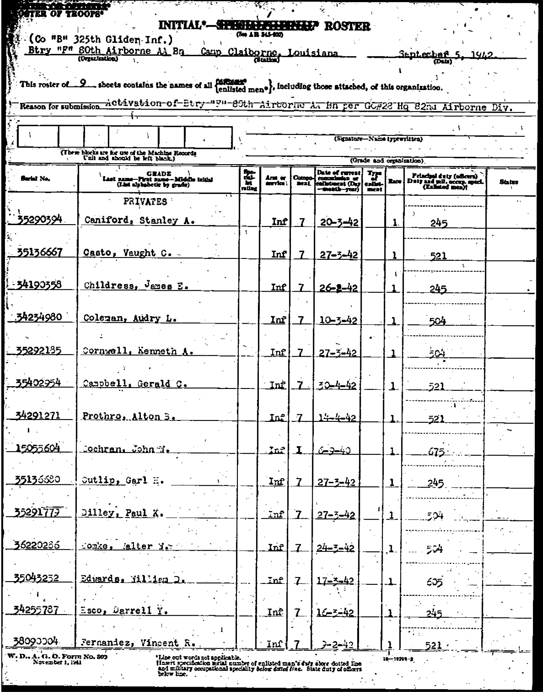 William Dale Edwards 82nd Abn. Division